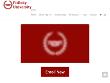 Tablet Screenshot of fitbodyu.com
